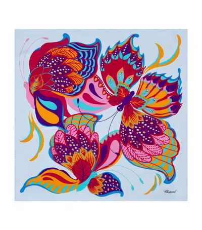 CHOPARD CHOPARD SILK BUTTERFLY PRINT SCARF