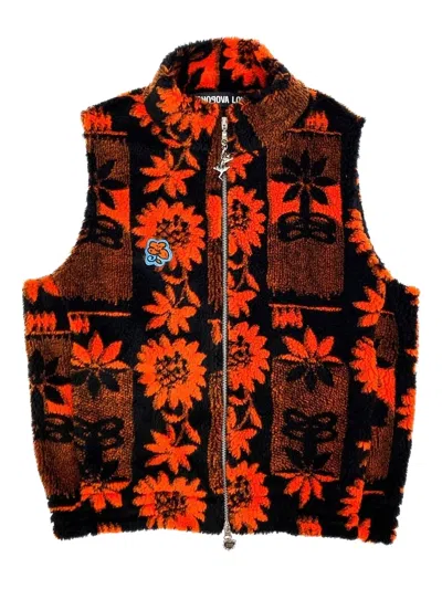 CHOPOVA LOWENA SUNFLOWER FLEECE GILET