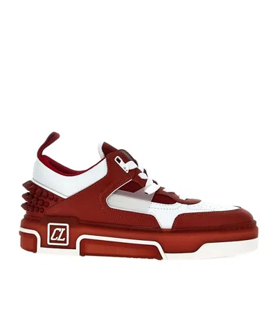 CHRISTIAN LOUBOUTIN CHRISTIAN LOUBOUTIN ASTROLOUBI FLAT LACE-UP SNEAKERS