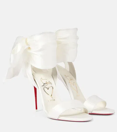 CHRISTIAN LOUBOUTIN BRIDAL SANDALE DU DÉSERT 100 SANDALS