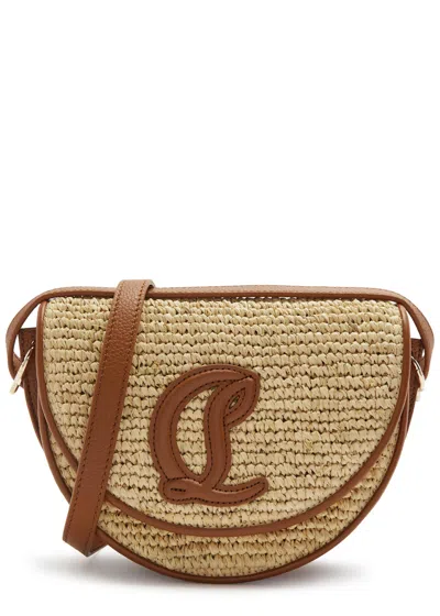 CHRISTIAN LOUBOUTIN CHRISTIAN LOUBOUTIN BY MY SIDE RAFFIA CROSS-BODY BAG
