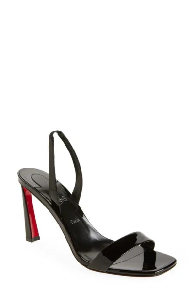 CHRISTIAN LOUBOUTIN CHRISTIAN LOUBOUTIN CONDORA PATENT LEATHER SLINGBACK SANDAL