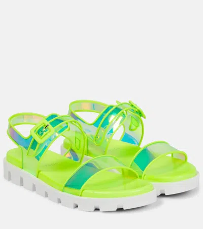 CHRISTIAN LOUBOUTIN DUNISS PVC SANDALS