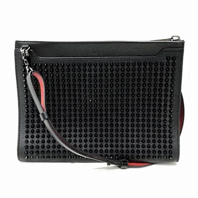 CHRISTIAN LOUBOUTIN LEATHER CLUTCH BAG SHOULDER BAG (PRE-OWNED)