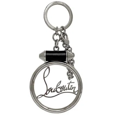 CHRISTIAN LOUBOUTIN LEATHER METAL KEYRING (PRE-OWNED)