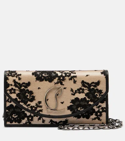 CHRISTIAN LOUBOUTIN LOUBI54 SMALL LACE CLUTCH
