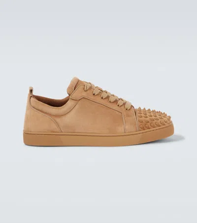 CHRISTIAN LOUBOUTIN LOUIS JUNIOR SPIKES LEATHER SNEAKERS