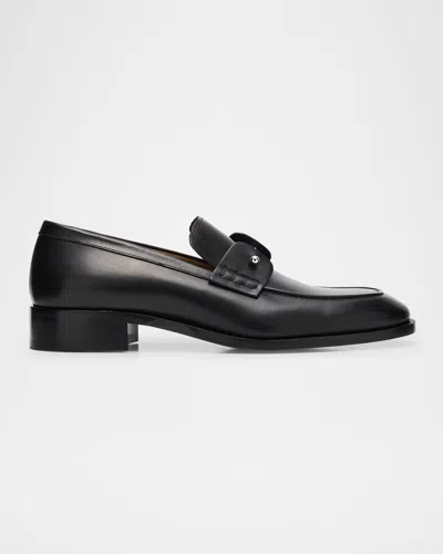 CHRISTIAN LOUBOUTIN MEN'S CHAMBELIMOC LOAFERS