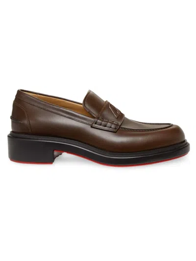 CHRISTIAN LOUBOUTIN MEN'S URBINO MOC LOAFERS