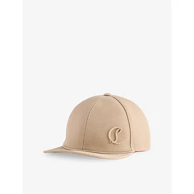 CHRISTIAN LOUBOUTIN MENS SAHARIENNE MOONCREST ACTIVE TECH-CANVAS BASEBALL CAP XS