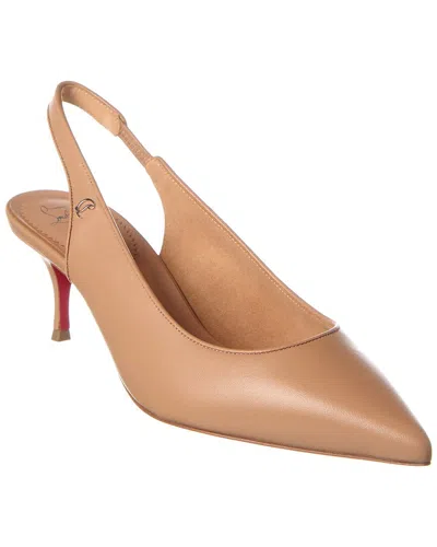 CHRISTIAN LOUBOUTIN CHRISTIAN LOUBOUTIN SPORTY KATE 55 LEATHER SLINGBACK PUMP