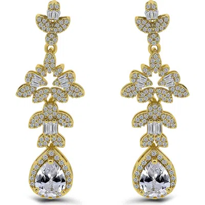 CHRISTIAN SIRIANO CHRISTIAN SIRIANO PEAR CUBIC ZIRCONIA DROP EARRINGS