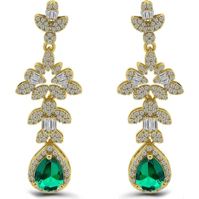 CHRISTIAN SIRIANO CHRISTIAN SIRIANO PEAR CUBIC ZIRCONIA DROP EARRINGS