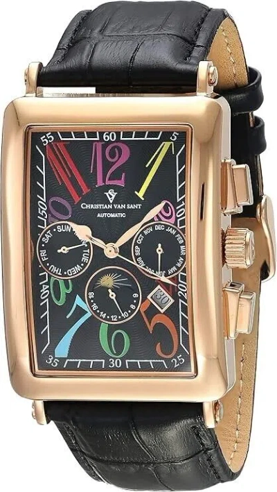 CHRISTIAN VAN SANT CHRISTIAN VAN SANT MEN'S PRODIGY BLACK DIAL WATCH - CV9143