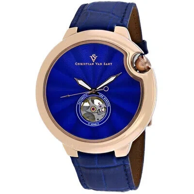 CHRISTIAN VAN SANT CHRISTIAN VAN SANT MENS CYCLONE AUTOMATIC BLUE DIAL WATCH - CV0143