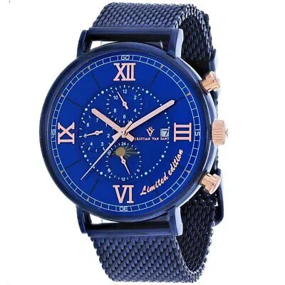 CHRISTIAN VAN SANT CHRISTIAN VAN SANT MENS SOMPTUEUSE BLUE DIAL WATCH - CV1158
