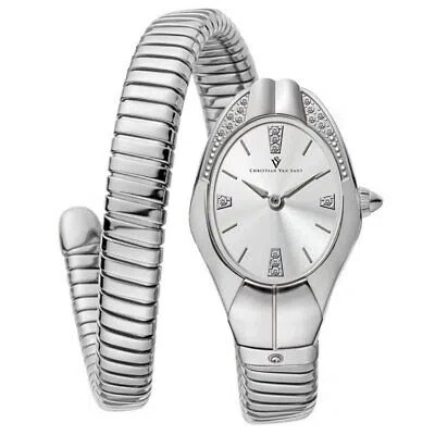 CHRISTIAN VAN SANT CHRISTIAN VAN SANT WOMENS NAGA SILVER DIAL WATCH - CV0881
