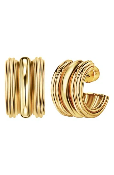 CHRISTINA CARUSO CHRISTINA CARUSO BABY TRIPLE HOOP EARRINGS