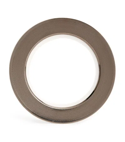 CHRISTOFLE GUILLOCHÉ PLATINIUM UNDERPLATE