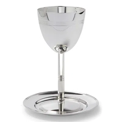 CHRISTOFLE KIDDUSH CUP & SAUCER