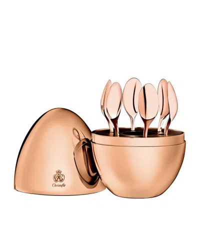 CHRISTOFLE MOOD 6-PIECE ESPRESSO SPOON CANTEEN