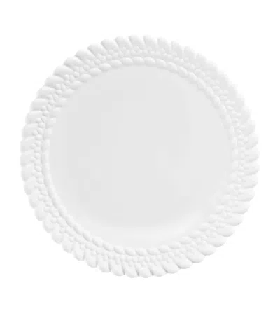 CHRISTOFLE PORCELAIN BABYLONE DESSERT PLATE