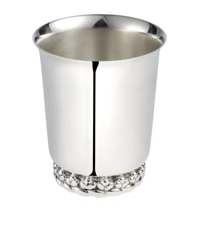 CHRISTOFLE SILVER-PLATED BABYLONE TUMBLER