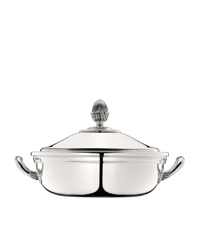CHRISTOFLE SILVER-PLATED MALMAISON COVERED DISH