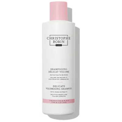 CHRISTOPHE ROBIN DELICATE VOLUMIZING SHAMPOO WITH ROSE EXTRACTS 250ML