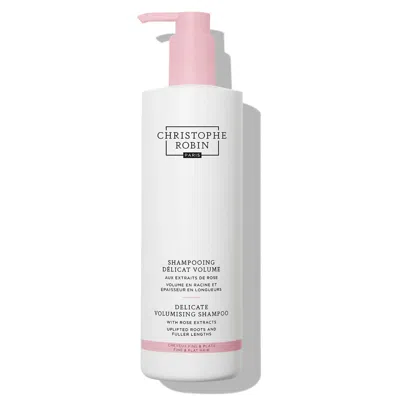 CHRISTOPHE ROBIN DELICATE VOLUMIZING SHAMPOO WITH ROSE EXTRACTS 500ML