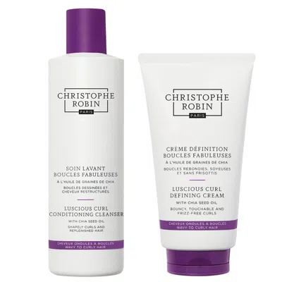 CHRISTOPHE ROBIN LUSCIOUS CURL REGIMEN FOR WAVY TO CURLY HAIR (WORTH $103.00)