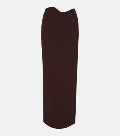 CHRISTOPHER ESBER KNITTED MAXI SKIRT