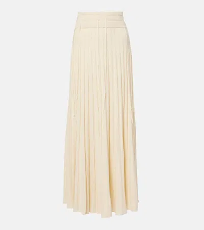 CHRISTOPHER ESBER LINEN AND SILK-BLEND MAXI SKIRT