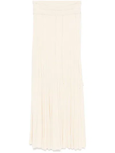 CHRISTOPHER ESBER PLEATED MAXI SKIRT