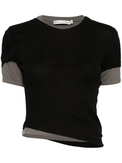 CHRISTOPHER ESBER RIBBED T-SHIRT