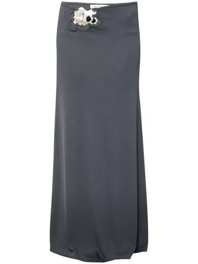CHRISTOPHER ESBER TRIO STONE MAXI SKIRT