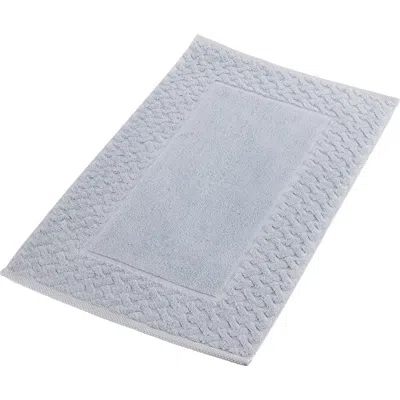 CHRISTY CHRISTY TRELLIS TEXTURED COTTON RAYON FIBRE BLEND BATH MAT