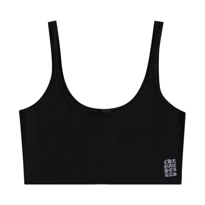 CHROME HEARTS CHROME HEARTS CROPPED TANK TOP 'BLACK'