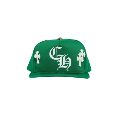 CHROME HEARTS CHROME HEARTS CROSS PATCH HAT 'GREEN'