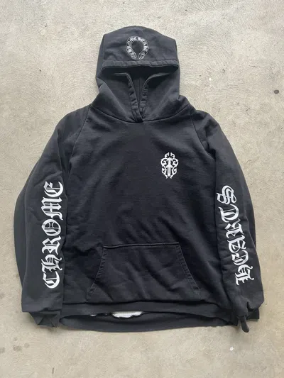 CHROME HEARTS VINTAGE CHROME HEARTS DAGGER THERMAL LINED HOODIE | L