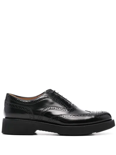 CHURCH'S BURWOOD LEATHER BROGUE SHOES