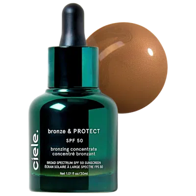 CIELE BRONZE & PROTECT SPF 50+ BRONZING CONCENTRATE BRONZE 01 1.01 FL OZ / 30 ML