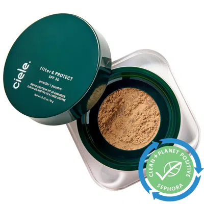 CIELE FILTER & PROTECT SPF 30+ FINISHING AND SETTING POWDER 3 0.35 OZ / 10 G