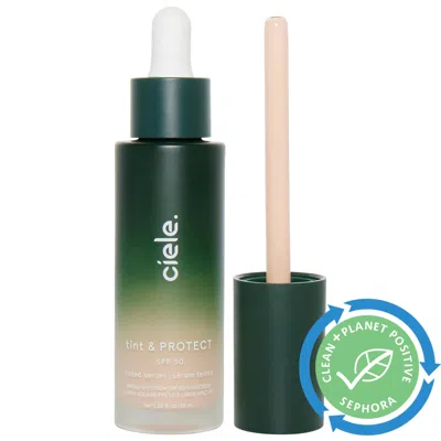 CIELE TINT & PROTECT MEDIUM COVERAGE SERUM FOUNDATION WITH SPF 50+ 02 FAIR 1.28 OZ