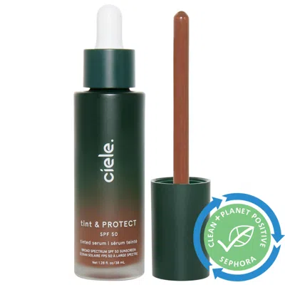 CIELE TINT & PROTECT MEDIUM COVERAGE SERUM FOUNDATION WITH SPF 50+ 13 DEEP 1.28 OZ