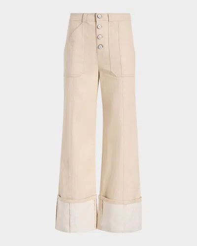 CINQ À SEPT BENJI CUFFED JEANS