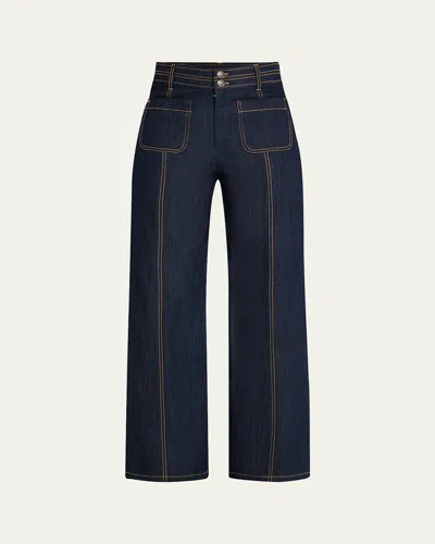 CINQ À SEPT DOROTHEA WIDE-LEG JEANS
