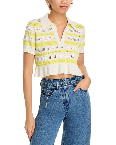 CINQ À SEPT CINQ A SEPT ELVIRE KNIT POLO SWEATER