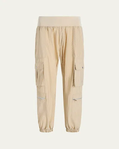 CINQ À SEPT GENEVIVE SATIN CARGO JOGGER PANTS