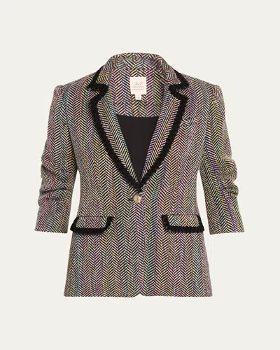 CINQ À SEPT KHLOE TWEED BLAZER